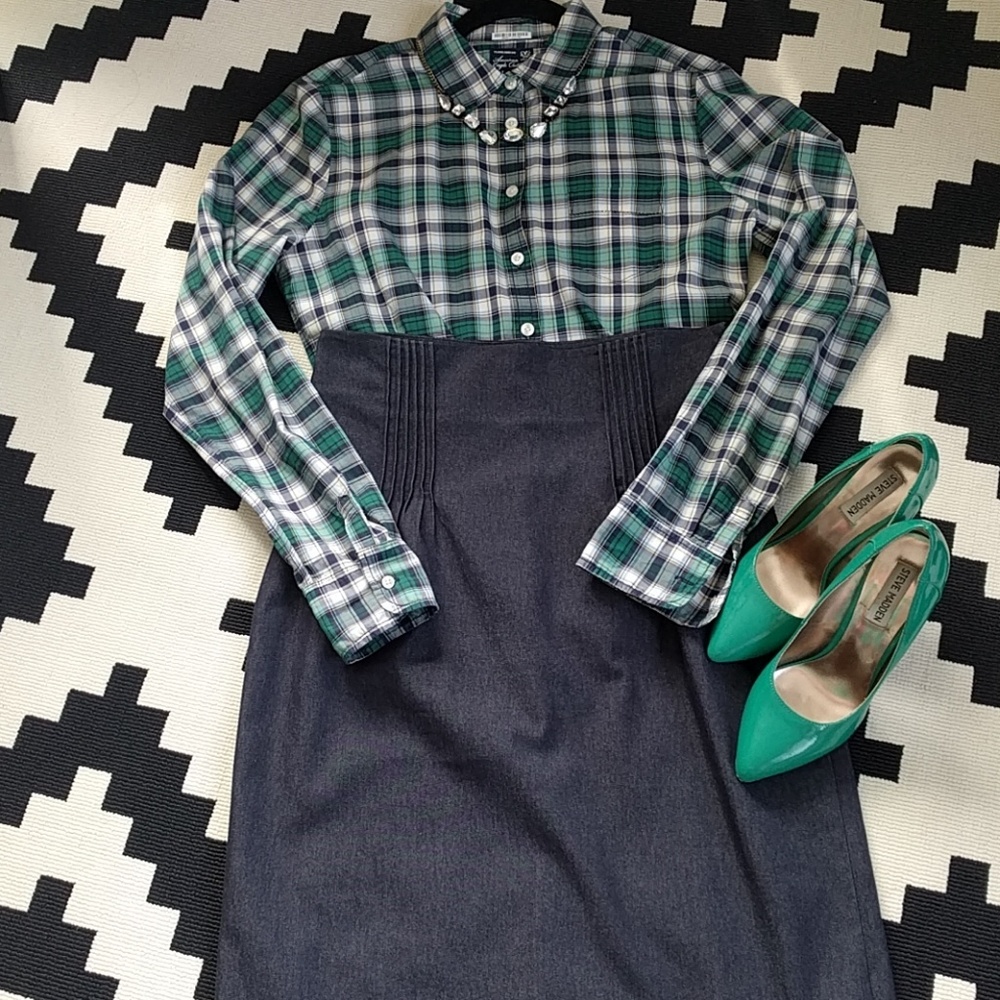 🌻 WORTHINGTON Denim Pencil Skirt